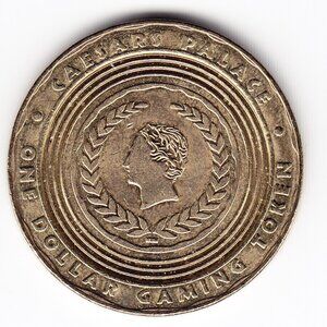 Caesars Palace Hotel & Casino Las Vegas $1 Gaming Token (b76)